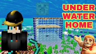 WORLD BIGGEST UNDERWATER MINECRAFT REDSTONE HOUSE// How to make underwater house Minecraft easily #1