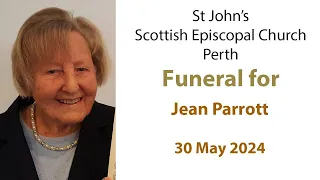 Funeral for Jean Parrott