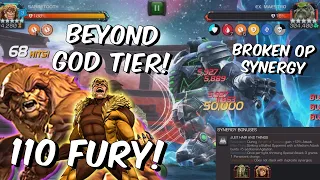 This New Synergy is BEYOND INSANE - Sabretooth Beyond God Tier Damage - Marvel Contest of Champions