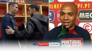 João Mário clears up Ronaldo and Bruno's joke during Portugal meet-up 🤝