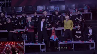 190106 방탄소년단 (BTS) Reaction to 스트레이키즈 (Stray Kids) "BANG BANG BANG"