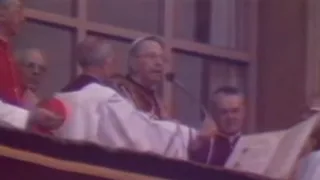 John Paul I Election and First Blessing