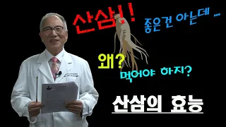 산삼의 효능