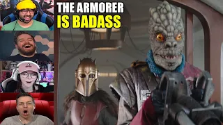 FANS REACT to The Armorer DESTROYING The Pirates - The Mandalorian 3x5 Reaction