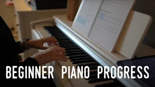 1 Year Adult Beginner Piano Progress