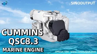 Cummins QSC8.3Marine Diesel Engine(493-592hp) video detailed introduction / Sinooutput