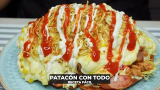 Como hacer Patacón con Todo | | Recetas Fáciles