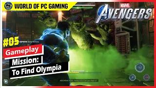 Part 5 To Find Olympia (Hulk vs Abomination boss fight) MARVEL'S AVENGERS Gameplay Walkthrough PC