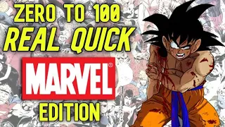 100 Characters Who Would Beat Goku | Marvel Edition