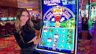 Can't Believe I Haven't Played This Slot SOONER!😻💵🎰 (KITTY GLITTER GRAND SLOT!!)