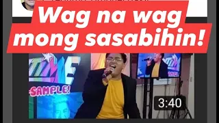 John Mark Saga muling ipinamalas ang isa sa winning song Wag na Wag Mong Sasabihin