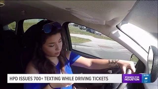 HPD issues 700-plus texting while driving tickets