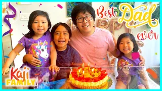 Surprise Daddy on Fathers Day with Kaji Family!