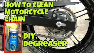 How to clean Motorcycle Chain | DIY Degreaser | Sniper 155