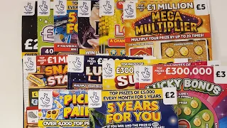 😊😊Not a bad bunch of scratch cards😊😊
