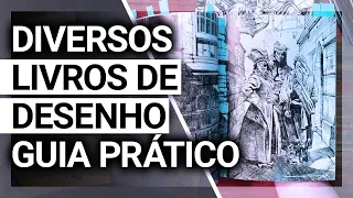 Livros de Desenho em Diversos Temas: Anatomia, Animais, Luz e Sombra, História da Arte e Muito Mais