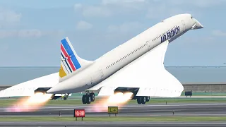 Worst Emergency Landing From Concorde Airplane | X-Plane 11