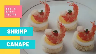 How to make  Canapes and basic ingredients#Quick & Easy Shrimp Canape#Healthy Delicious Appetizer