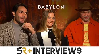 Brad Pitt, Margot Robbie & Diego Calva Interview: Babylon