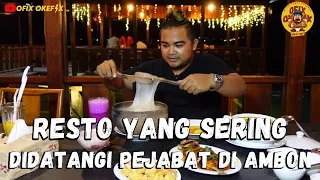 MAKAN PAPEDA DI ATAS LAUT ‼️ Resto yang sering dikunjungi pejabat kalau ke ambon Sari Gurih