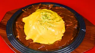 TORNADO Egg Rice Omelette - Korean Street Food