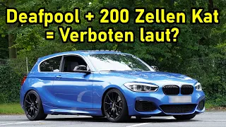 BMW M140i - 200 Zellen Kat + Deafpool Test, Soundcheck und db Messung am B58