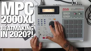 Making a beat on the MPC 2000XL!!!