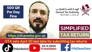 File your tax return on or before 30 April 2024 : GTA