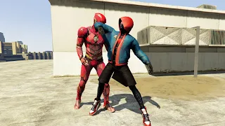 GTA 5 Epic Ragdolls And Fails #13 ( Spider-Man VS Flash / Epic Ragdolls )