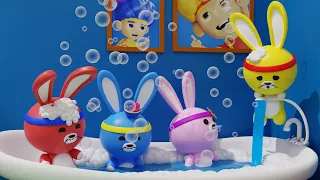 Little Bunnies, Go To Bath! | D Billions Kids Songs