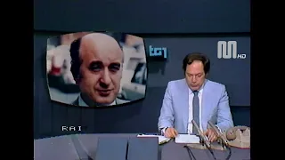 1982 Rai Rete1 TG1 del 1° giugno Conduzione Lucio Orazi