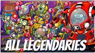 ALL Legendary Cards Challenge - Z-Mech Strategy Deck | Plants vs Zombies Heroes Gameplay (11/22)