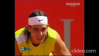 Rafael Nadal / Roger Federer Finale du tournoi de Rome 2006. (6-7(7)/7-6(5)/6-4/2-6/7-6(5))
