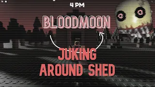 Roblox Residence Massacre Bloodmoon/Bloodstained badge juking around the shed (Anomaly Subtitles)