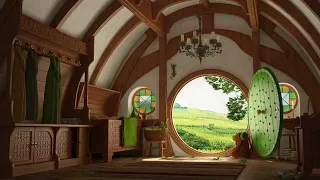 The Hobbit - Lord of the Rings Sound of The Shire (1hour) AMBIENCE AND CHILL