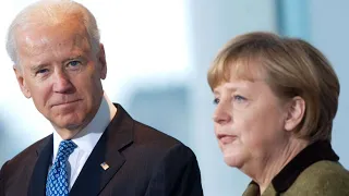 Grenze zur Ukraine: Merkel und Biden fordern Abzug russischer Truppen