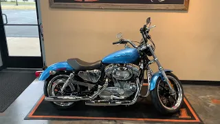 2011 Harley-Davidson Sportster 883 Superlow in Cool Blue Pearl-XL883L