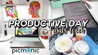 ✰ Productive day in my life || Finals week fall semester 2020 ✰