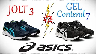 ASICS GEL CONTEND 7 vs ASICS JOLT 3! Сравнение Бюджетных кроссовок АСИКС!!!