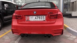 BMW M3 F80 Competition Package - BRUTAL Akrapovic Exhaust SOUNDS!