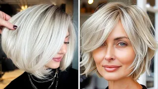 30+ Classy Bob Haircuts For Women Over 50 To Try | Pretty Hair