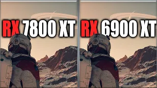 RX 7800 XT vs RX 6900 XT Benchmarks - Tested in 20 Games