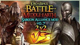 OUTPOST ÖNÜNDE BİTMEYEN SAVAŞ (2v2) | The Battle for Middle-earth / Sargon Alliance Mod v0.7