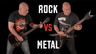 Rock VS Metal (Guitar Riffs Battle)