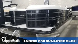 2022 Harris 250 Sunliner SLDH Tri-Toon Boat Tour SkipperBud's