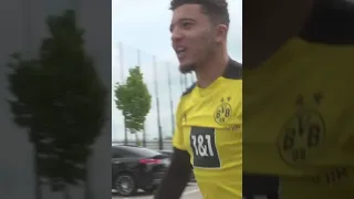 Jadon Sancho make jokes about Erling Haaland Goal Celebration