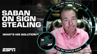 Nick Saban on Michigan Investigation: CFB should use headsets like the NFL 🗣️ | The Pat McAfee Show