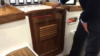 Hallberg-Rassy 43 Mark III sliding washboards