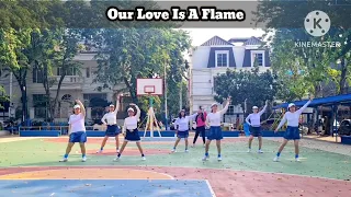 Our Love Is A Flame - Line Dance || Demo || Beauty LD Sunny MK || Mei2 LD Class