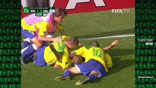 FIFA #WorldCupAtHome | Brazil v Argentina (U20 Netherlands 2005) Highlights | AISpotter